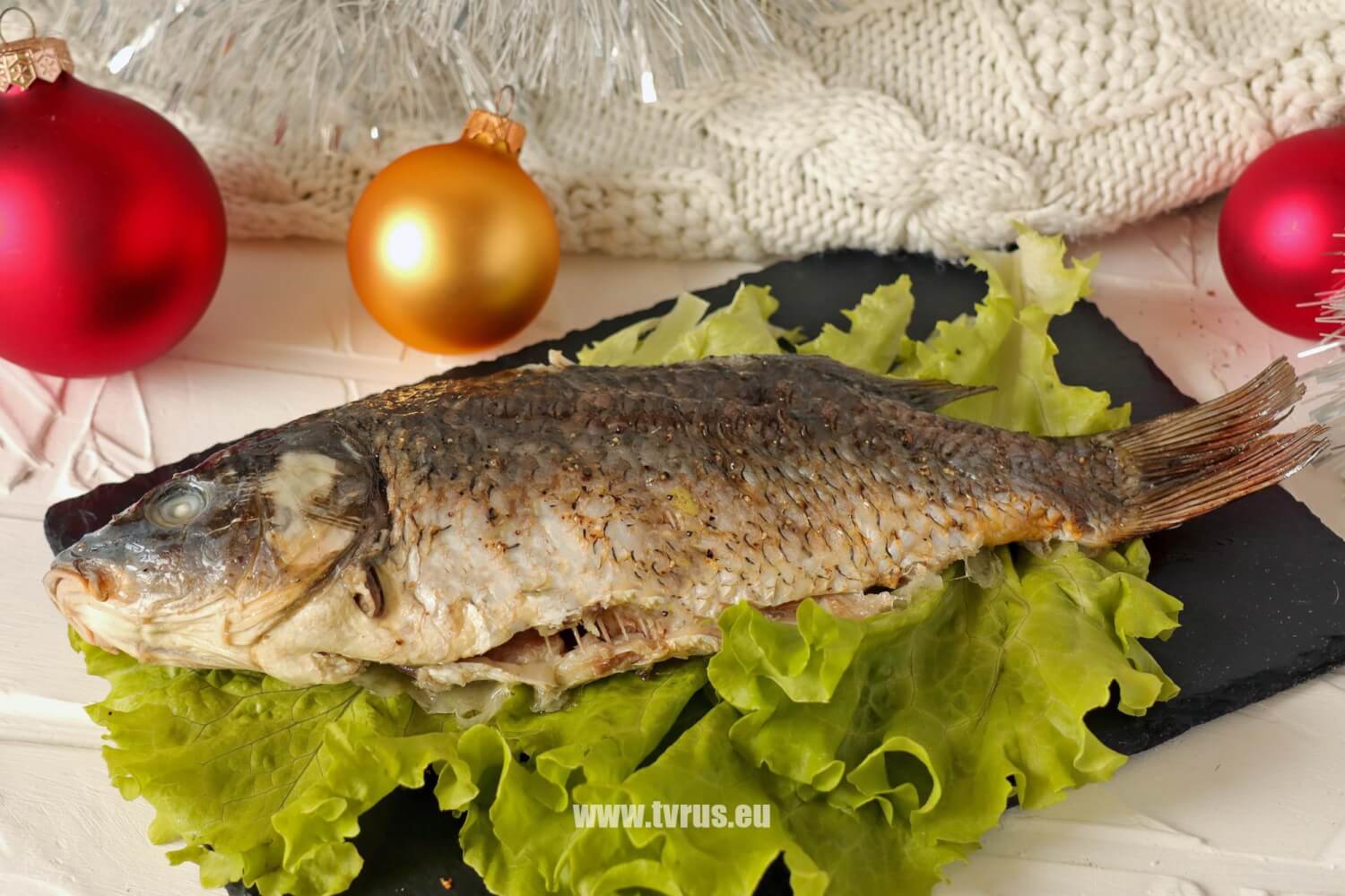 Запеченный карп