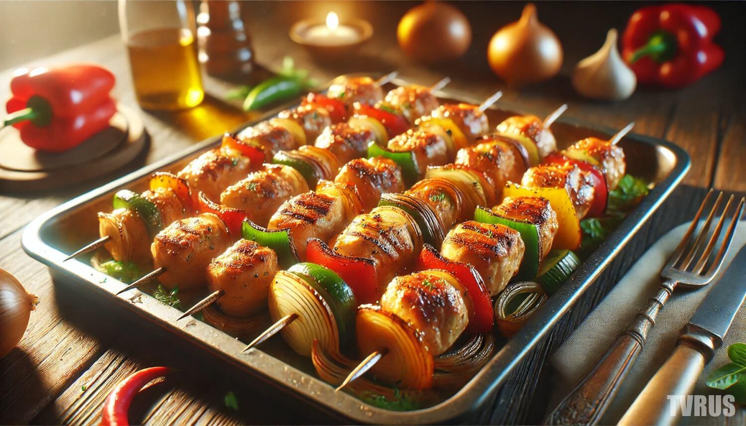 Куриный шашлык в духовке