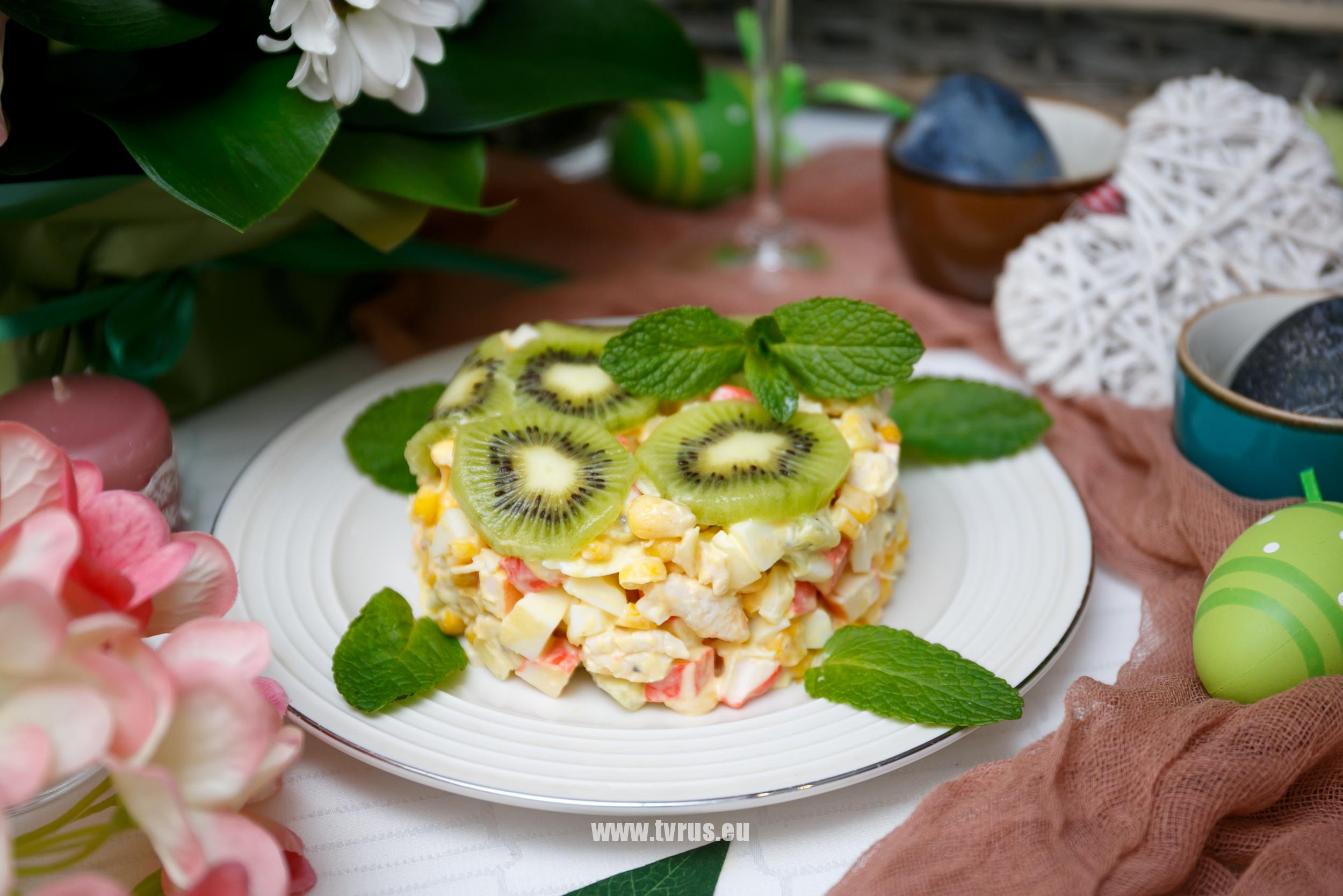 салат с киви