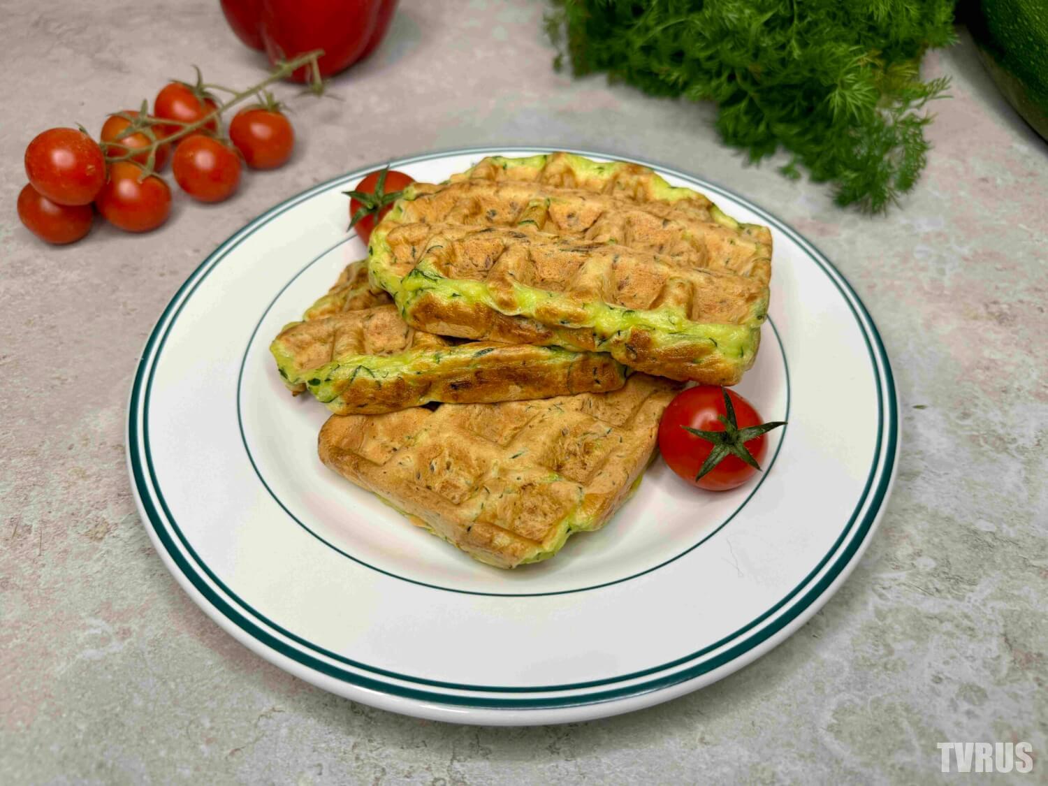 Кабачковые вафли