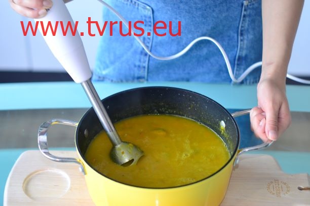тыквенный суп и блендер
