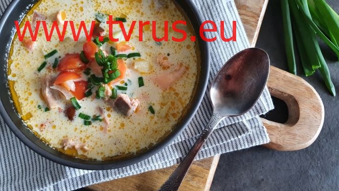суп с форелью