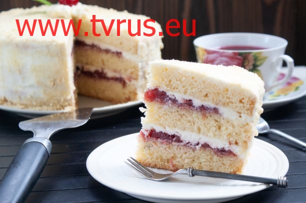 торт с вишней