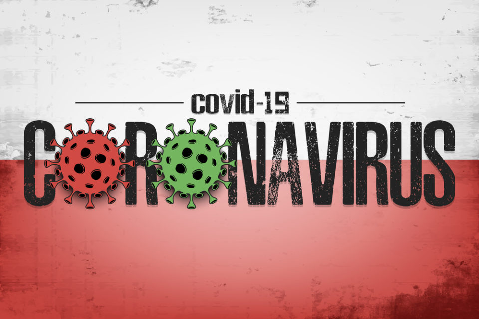 коронавирус и польский флаг