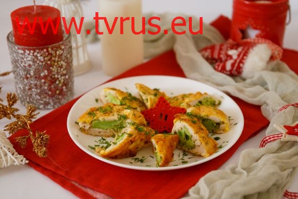 Куриные рулеты с брокколи