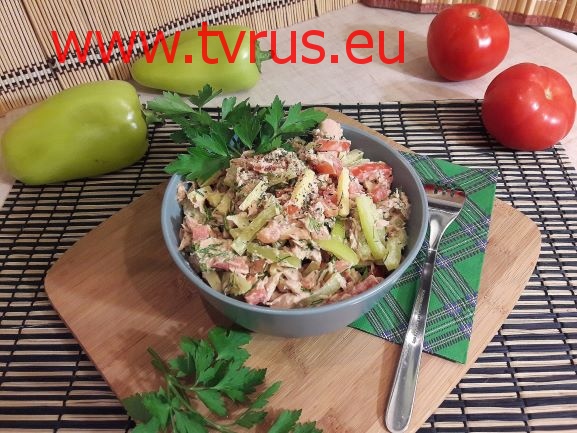 салат с тунцом