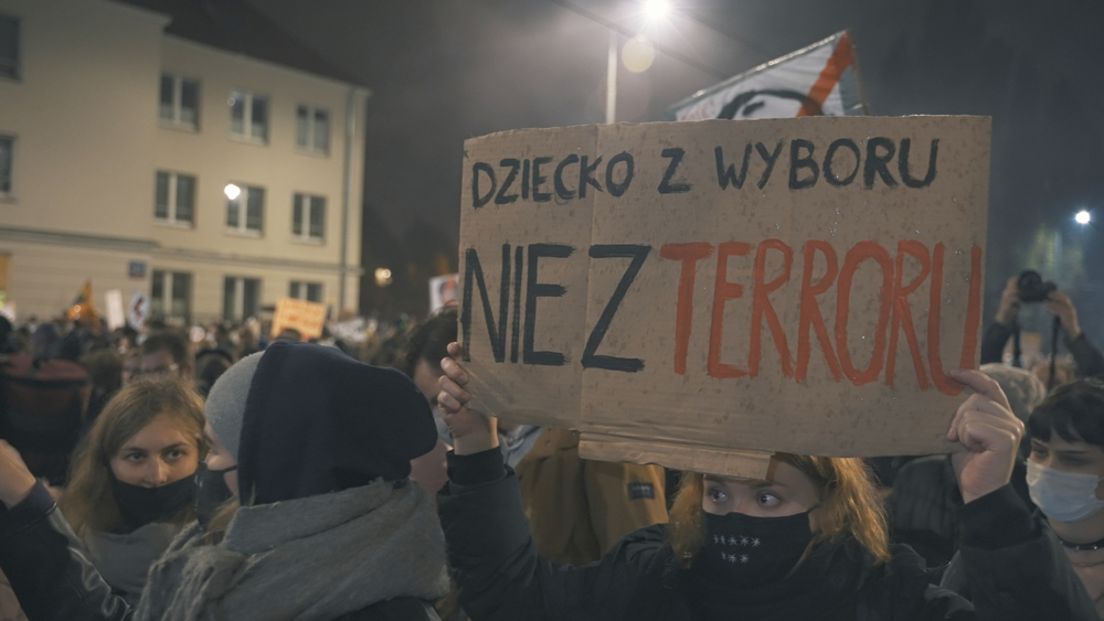 протест против запрета абортов