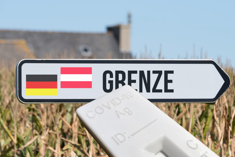 граница Германии с Австрией