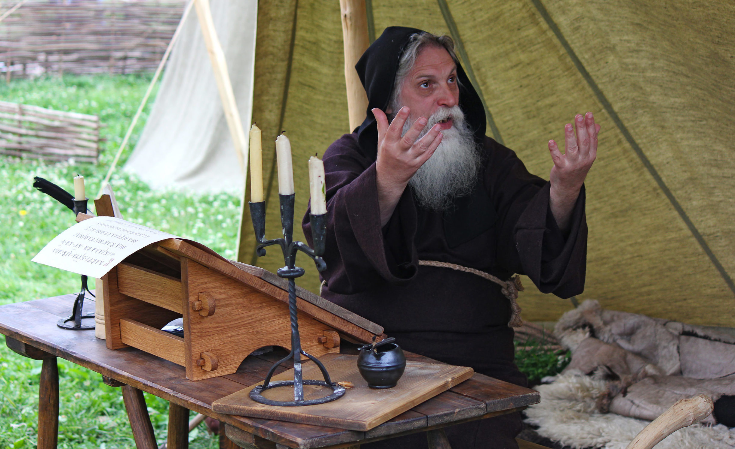 Medieval monk