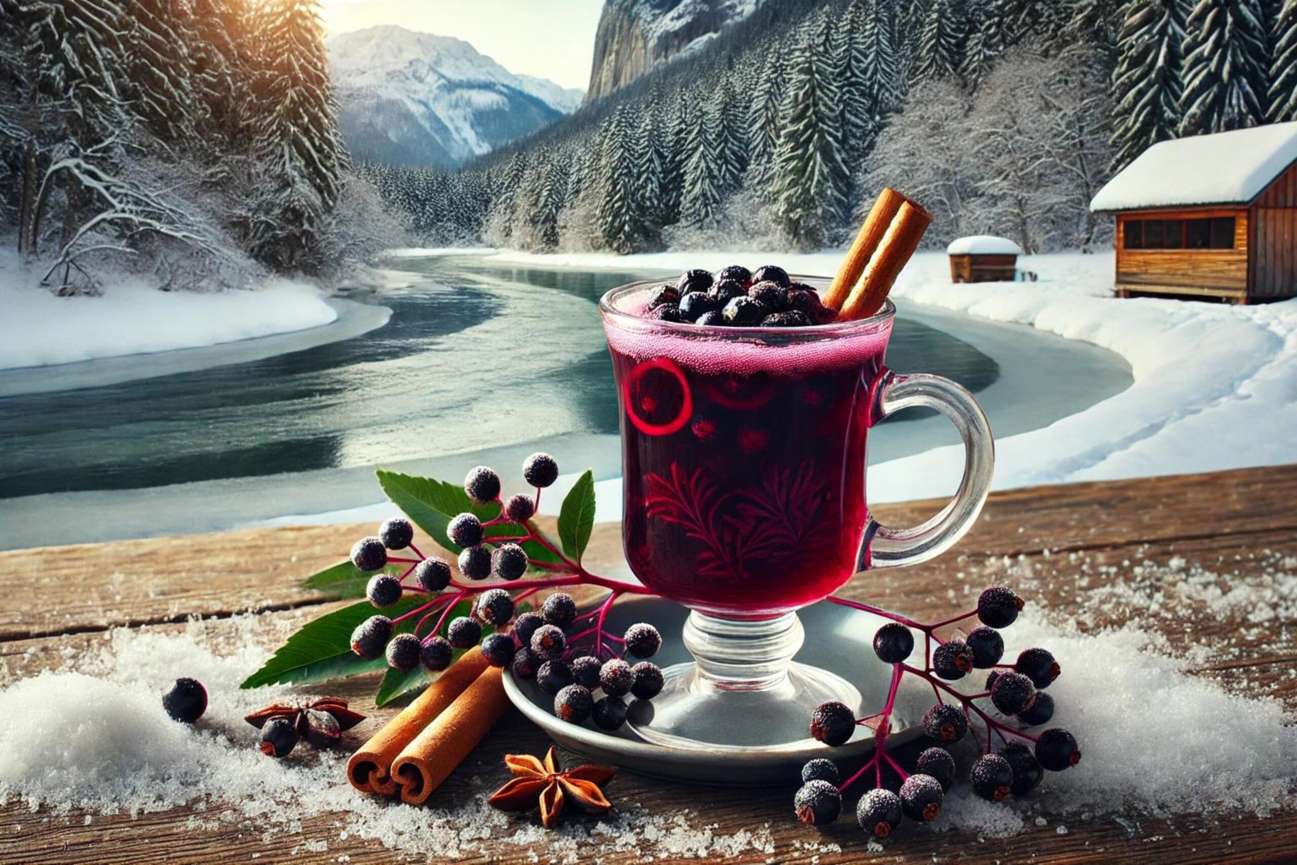 Holunderglühwein